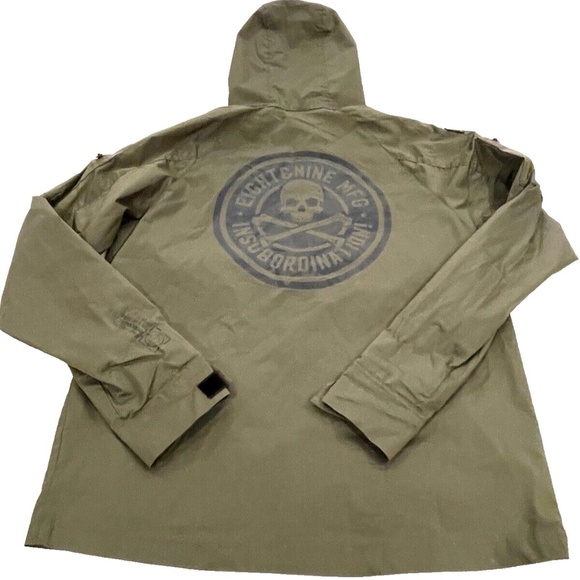 Eight & Nine Mfg. 89 Insubordination! Men's Jacket; Army Green; Small - Picture 2 of 12